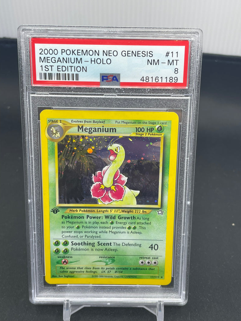 POKEMON - NEO GENESIS 1ST EDITION - MEGANIUM - HOLO -