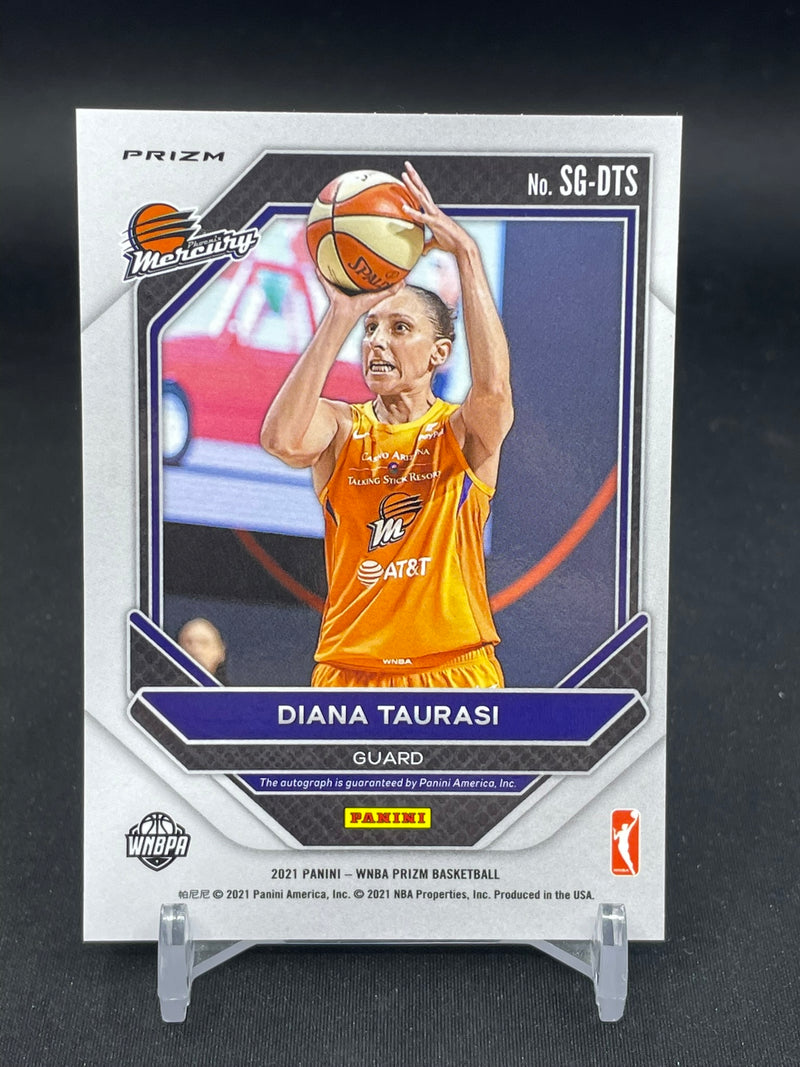 2021 PANINI WNBA PRIZM - GREEN PRIZM - SIGNATURES - D. TAURASI -
