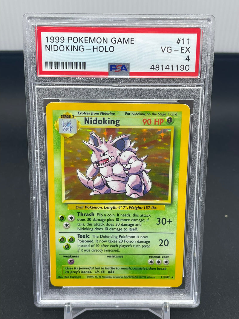 POKEMON - BASE SET - NIDOKING - HOLO -