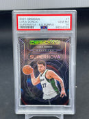 2021 PANINI OBSIDIAN - ELECTRIC ETCH PURPLE - SUPERNOVA - L. DONCIC - #7 - #'D/75 - PSA 10