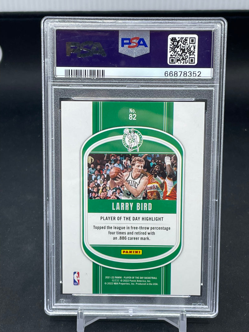 2021 PANINI PLAYER OF THE DAY - CRACKED ICE - L. BIRD - #82 - #'D/25 - PSA 10