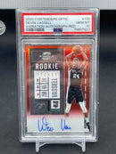 2020 PANINI CONTENDERS OPTIC - VARIATION AUTOGRAPH RED - D. VASSELL - #130 - #'D/99 - AUTOGRAPH - PSA 10 - RC