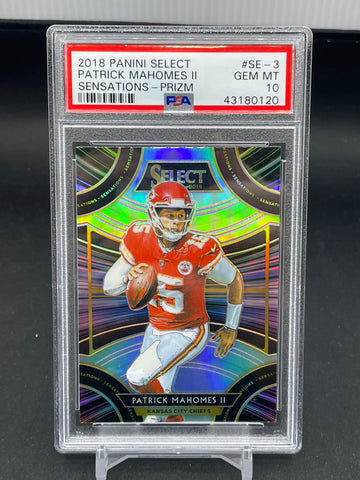 2018 PANINI SELECT - PRIZM - SENSATIONS - #SE-3 - PSA 10