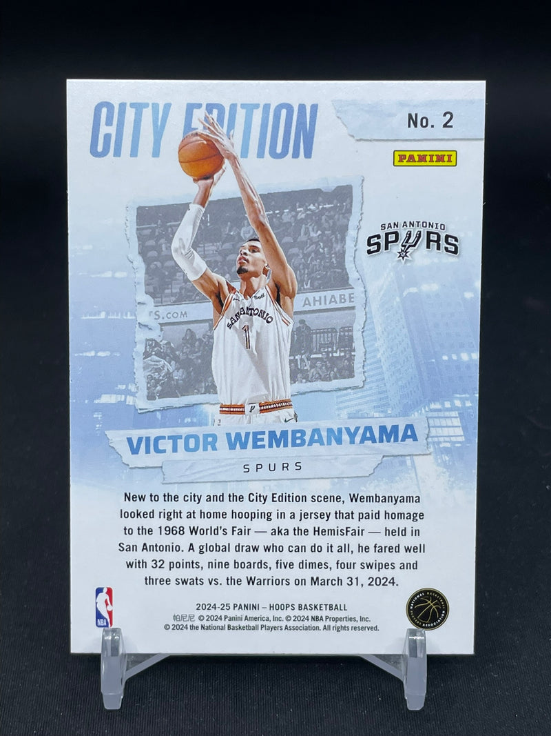 2024 PANINI NBA HOOPS - CITY EDITION - V. WEMBANYAMA -