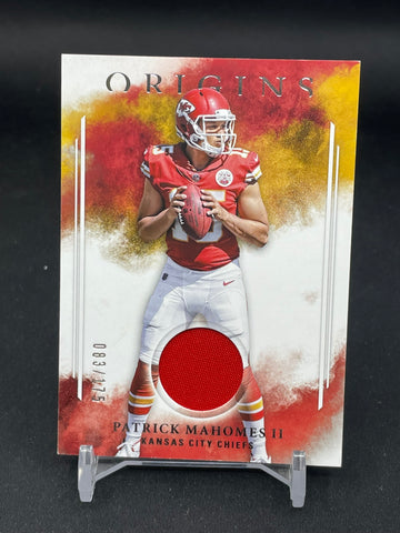 2017 PANINI ORIGINS - P. MAHOMES II - #RP-PM - #'D/175 - RELIC - RC