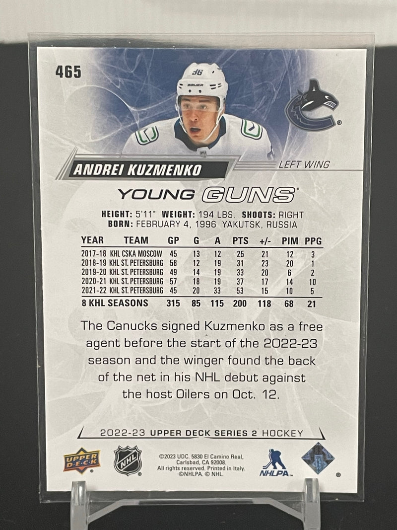 2022 UPPER DECK SERIES TWO - YOUNG GUNS - A. KUZMENKO -