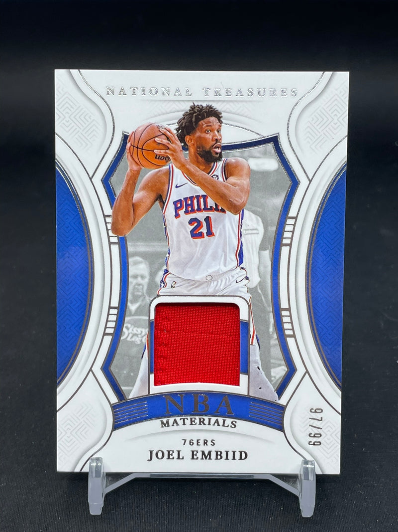 2024 PANINI NATIONAL TREASURES - NBA MATERIALS - J. EMBIID - #NBA-JEM - #'D/99 - RELIC