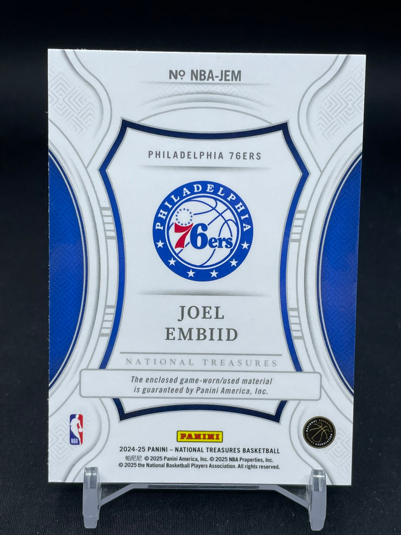 2024 PANINI NATIONAL TREASURES - NBA MATERIALS - J. EMBIID - #NBA-JEM - #'D/99 - RELIC