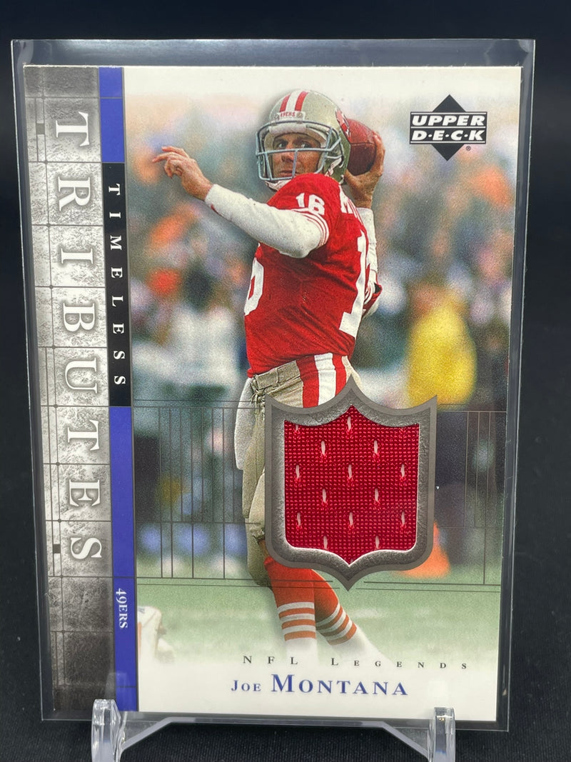 2001 UPPER DECK - TIMELESS TRIBUTES - J. MONTANA -
