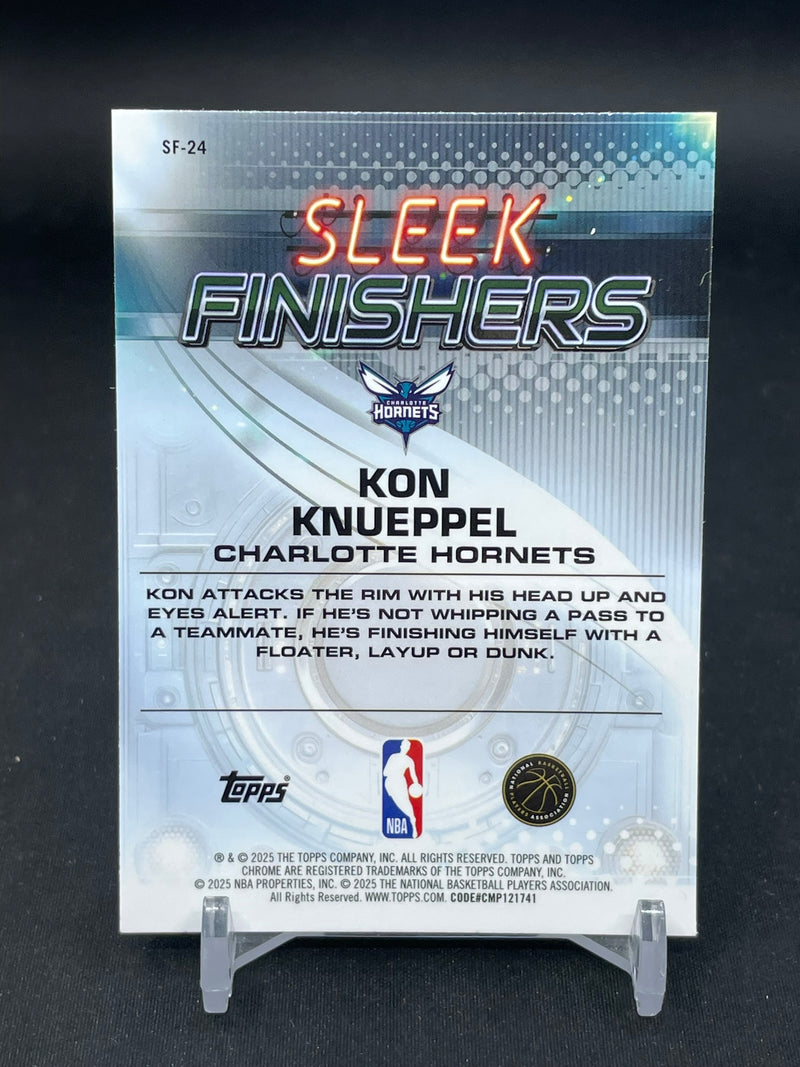 2025 TOPPS CHROME - SLEEK FINISHERS - K. KNUEPPEL -