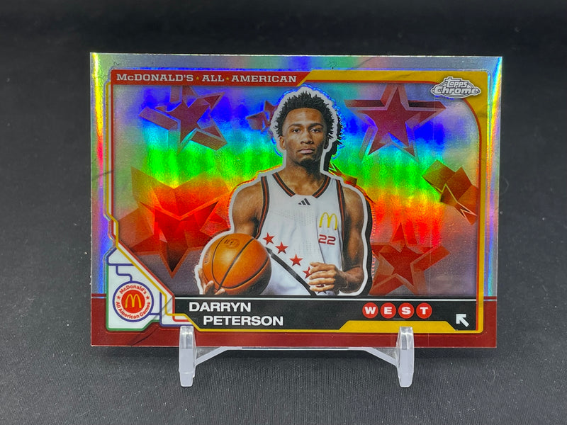 2025 TOPPS CHROME MCDONALDS - REFRACTOR - D. PETERSON -