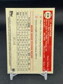 2021 TOPPS PLATINUM ANNIVERSARY - BLACK/GOLD 70TH REFRACTOR - C. SABATHIA - #514 - #'D/10