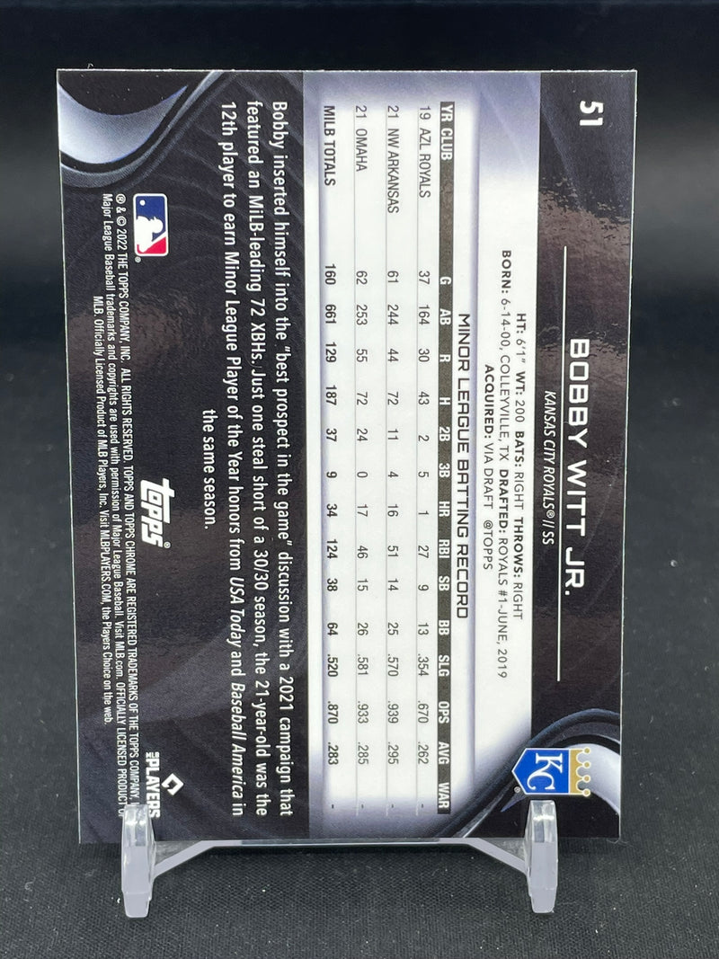 2022 TOPPS CHROME BLACK - B. WITT JR. -