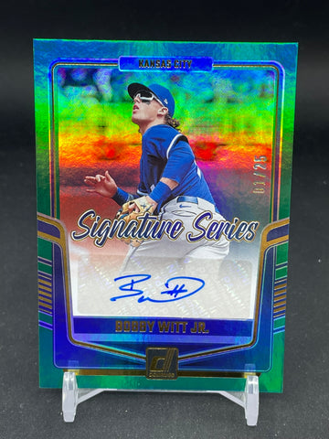 2024 PANINI DONRUSS - GREEN PRIZM - SIGNATURE SERIES - B. WITT JR. - #SS-BWJ - #'D/25 - AUTOGRAPH