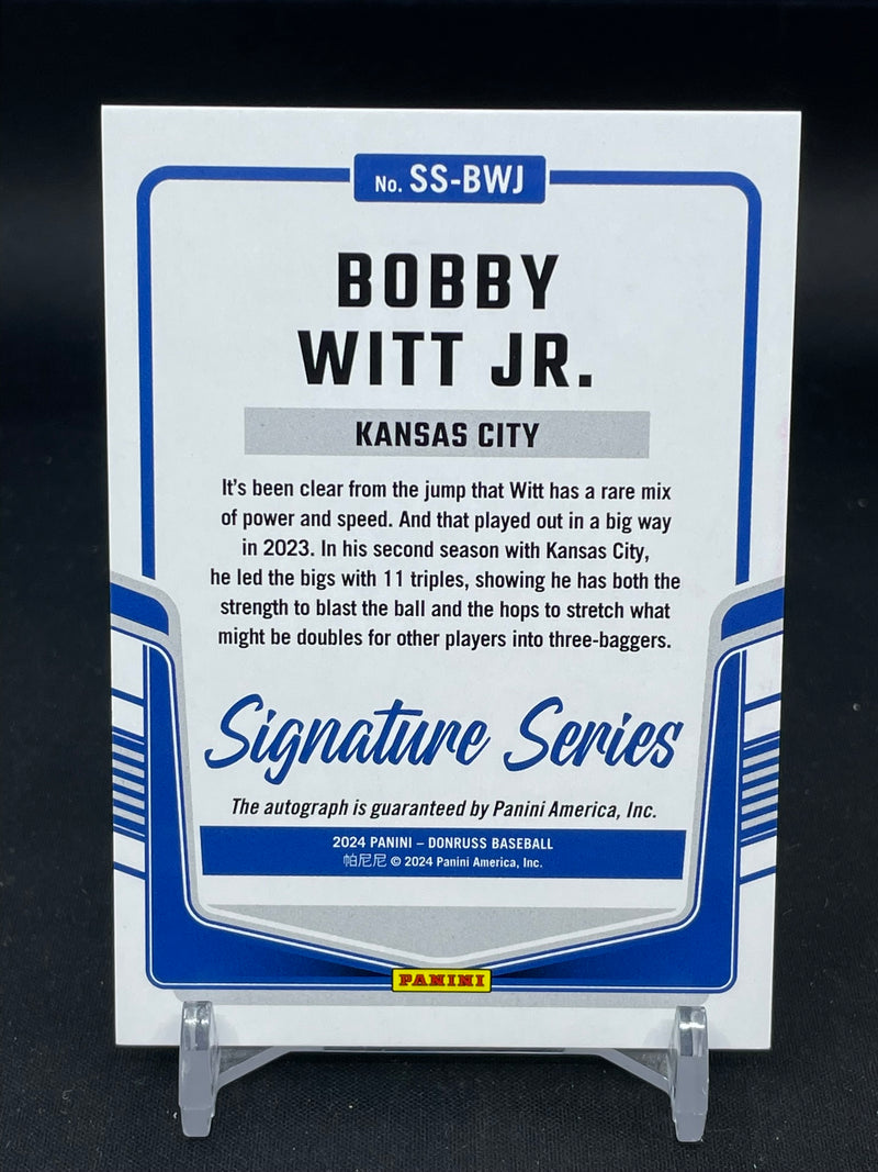 2024 PANINI DONRUSS - GREEN PRIZM - SIGNATURE SERIES - B. WITT JR. - #SS-BWJ - #'D/25 - AUTOGRAPH