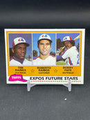 1981 TOPPS - EXPOS FUTURE STARS - B. PATE / T. RAINES / R. RAMOS -