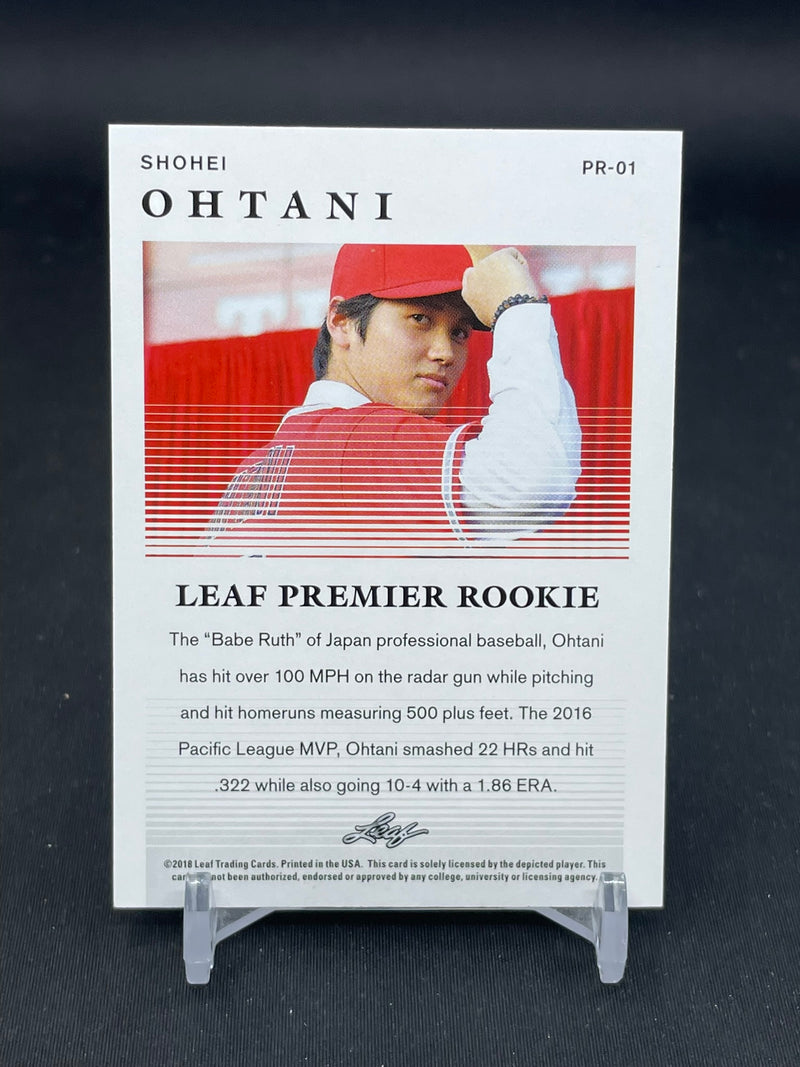 2018 LEAF - PREMIER ROOKIE - S. OHTANI -