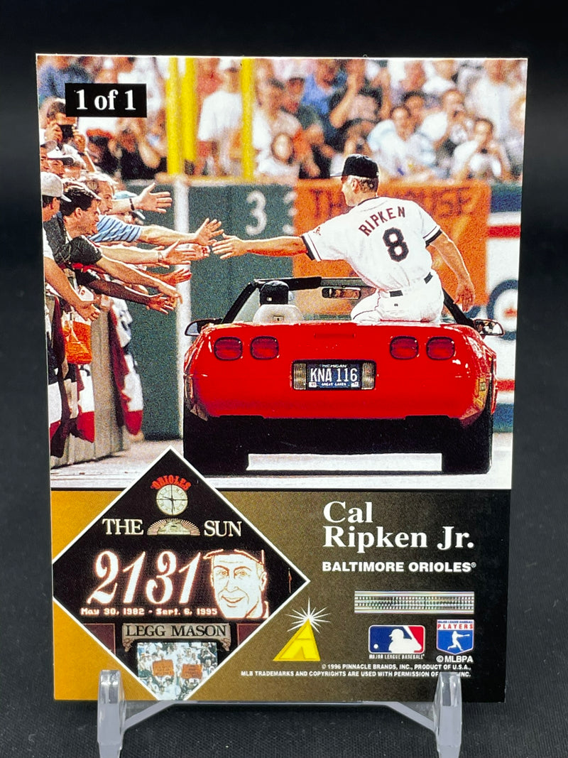 1996 PINNACLE - 2131 CONSECUTIVE GAMES - C. RIPKEN JR. -
