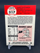 1991 TOPPS ARCHIVES - 1953 REPRINT - H. AARON -