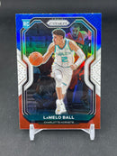 2020 PANINI PRIZM - RED, WHITE, BLUE PRIZM - L. BALL -