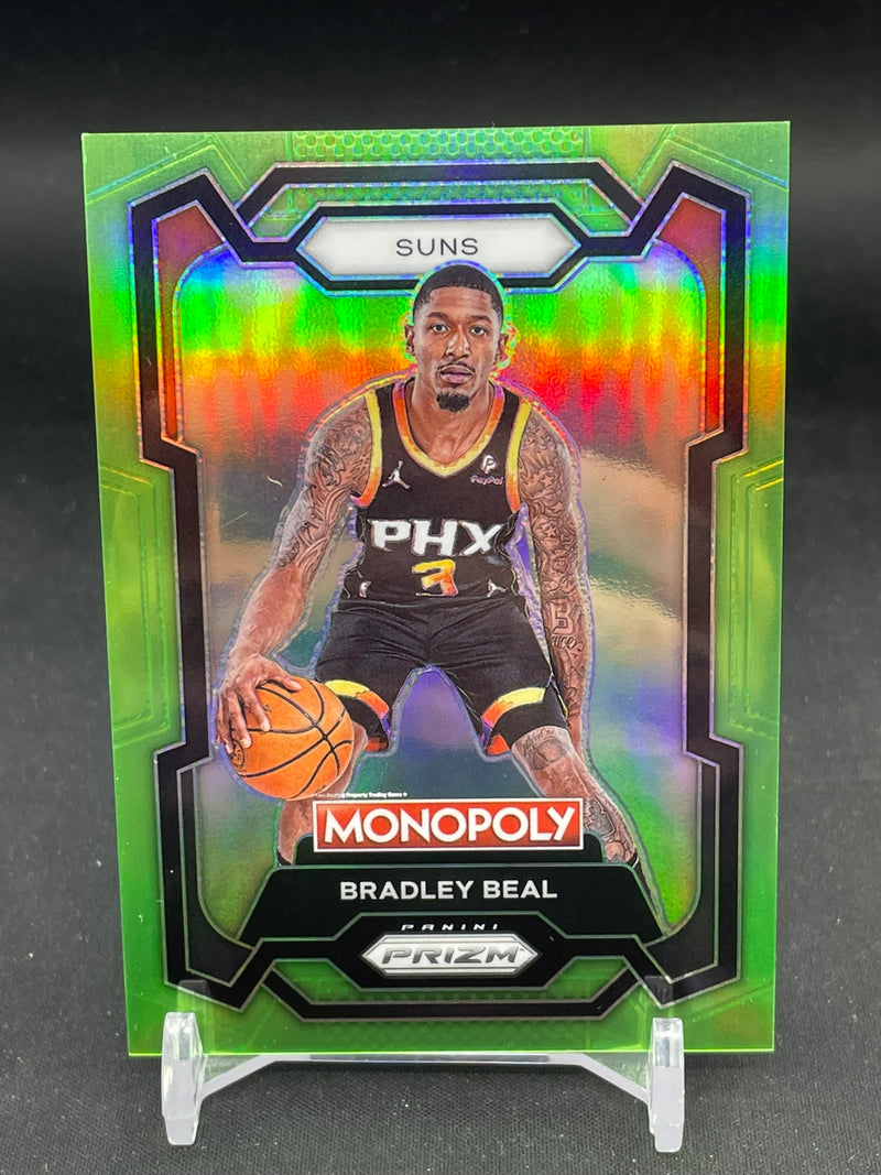 2023 PANINI PRIZM MONOPOLY - NEON GREEN PRIZM - B. BEAL - #71 - #'D/10