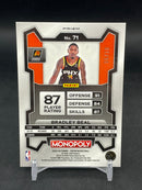 2023 PANINI PRIZM MONOPOLY - NEON GREEN PRIZM - B. BEAL - #71 - #'D/10