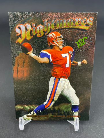 1995 TOPPS STADIUM CLUB - NIGHTMARES - J. ELWAY - #NM30