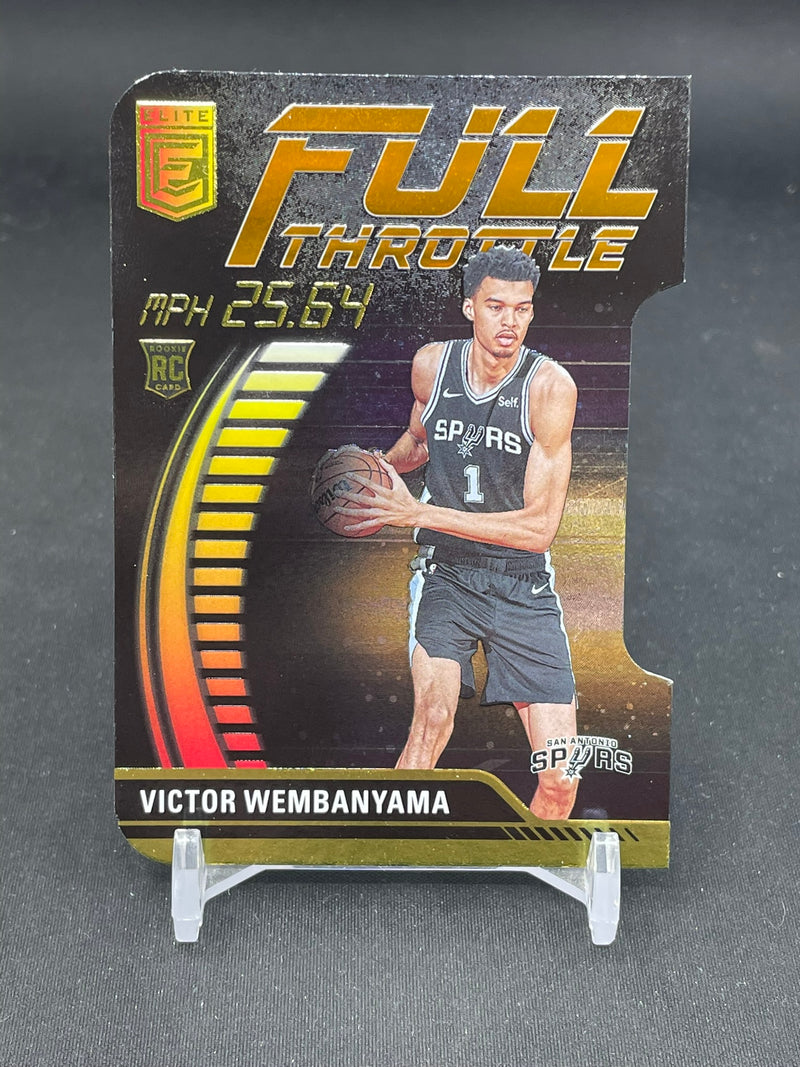 2023 PANINI DONRUSS ELITE - DIE-CUT - FULL THROTTLE - V. WEMBANYAMA -
