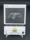 2023 PANINI INSTANT - BLACK & WHITE ROOKIES - V. WEMBANYAMA - #BW-1 - #'D/326 - RC