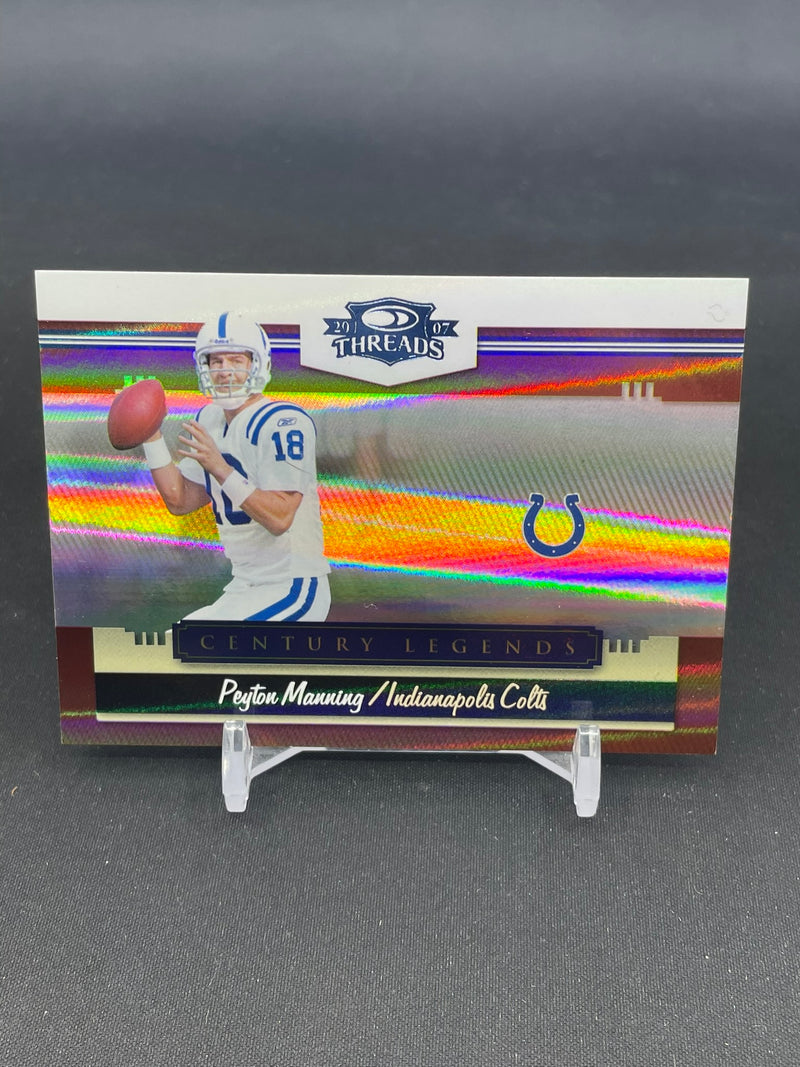 2007 DONRUSS THREADS - LEGENDS CENTURY PROOF - P. MANNING - #CL-3 - #'D/100