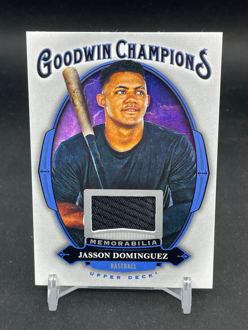 2020 UPPER DECK GOODWIN CHAMPIONS - MEMORABILIA - J. DOMINGUEZ -