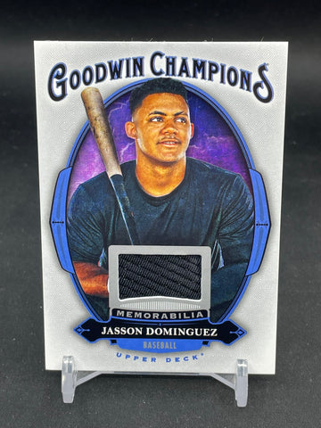 2020 UPPER DECK GOODWIN CHAMPIONS - MEMORABILIA - J. DOMINGUEZ - #M-DO - RELIC