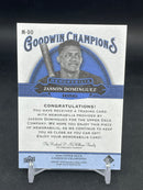 2020 UPPER DECK GOODWIN CHAMPIONS - MEMORABILIA - J. DOMINGUEZ -