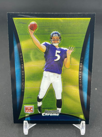 2008 TOPPS BOWMAN CHROME - J. FLACCO - #BC61 - RC