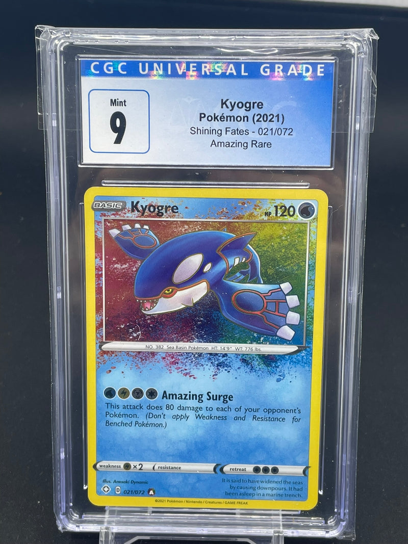 POKEMON - SHINING FATES - KYOGRE - AMAZING RARE -