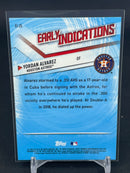 2018 TOPPS BOWMAN'S BEST - ATOMIC REFRACTOR - EARLY INDICATIONS - Y. ALVAREZ -