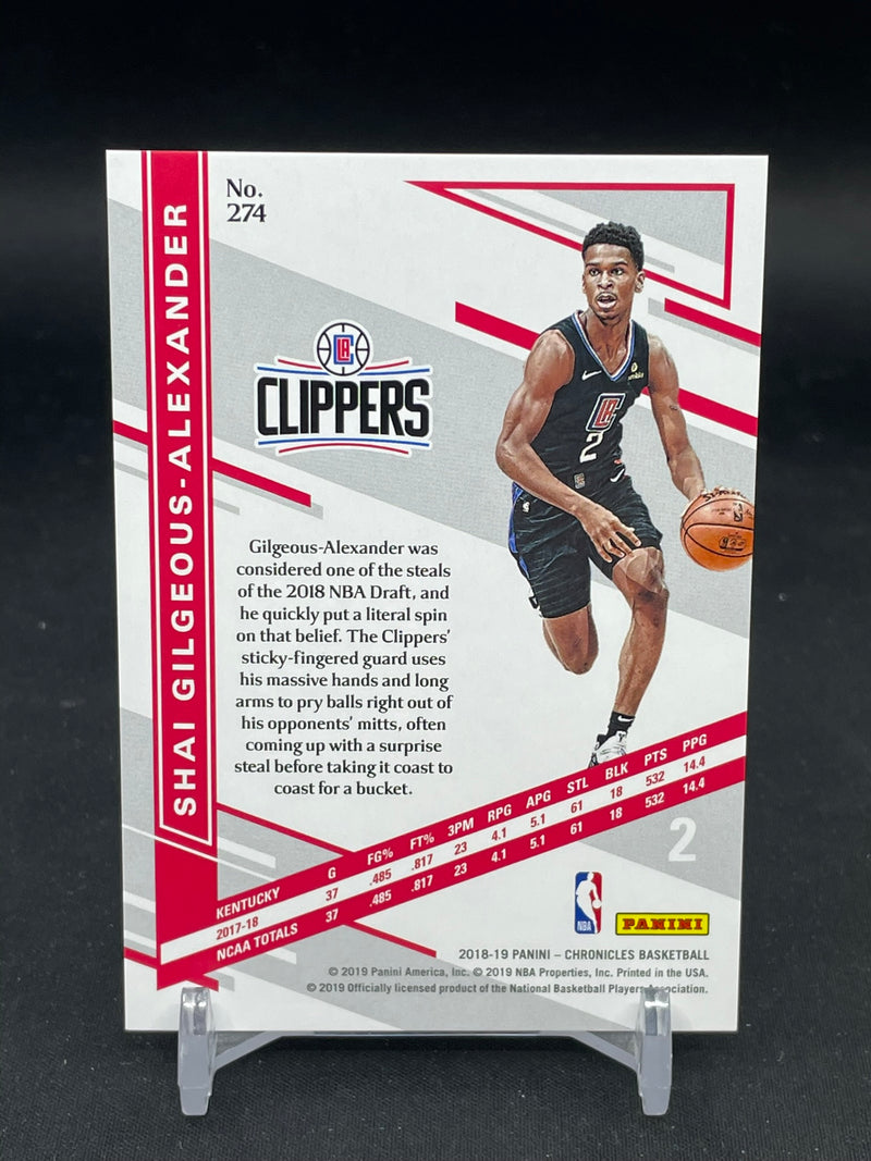 2018 PANINI CHRONICLES - ELITE - S. GILGEOUS-ALEXANDER -
