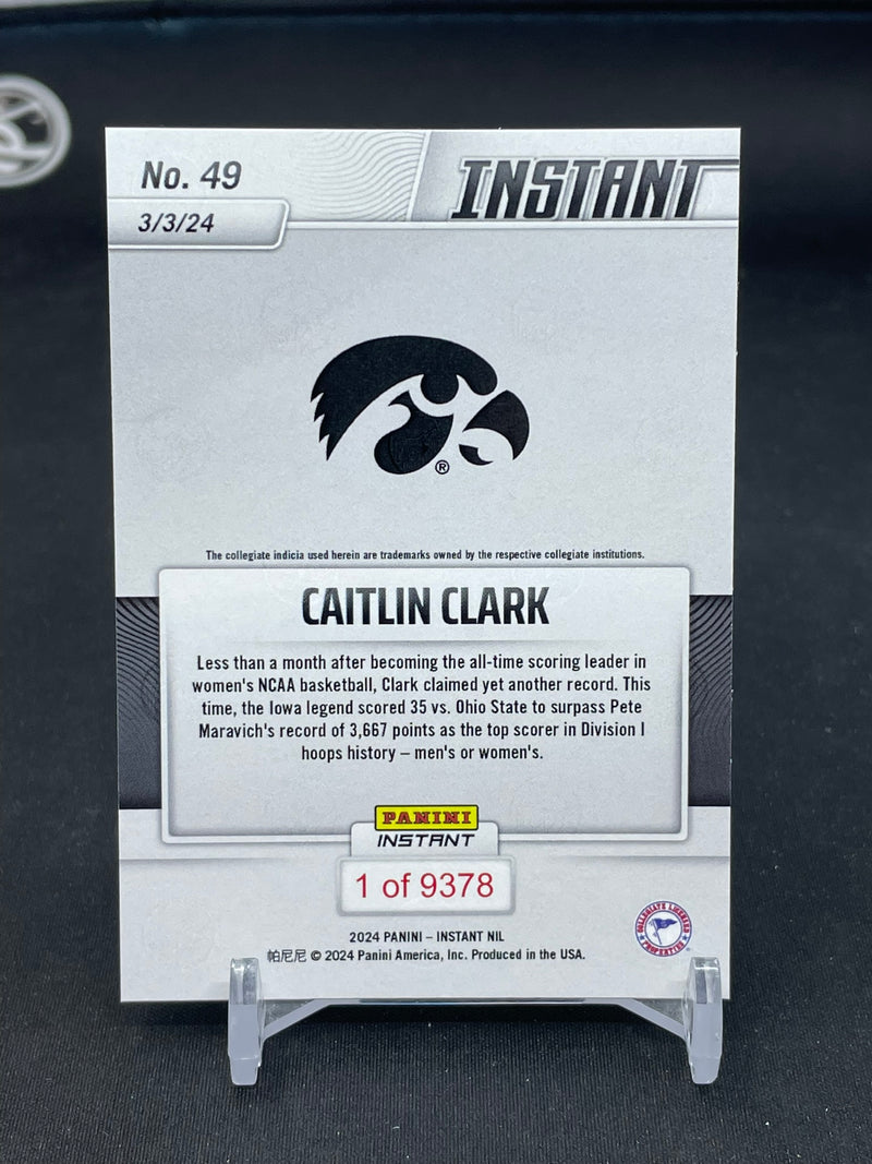 2024 PANINI INSTANT - C. CLARK - #49 - #'D/9378 - RC