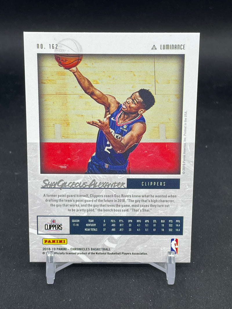 2018 PANINI CHRONICLES - LUMINANCE - S. GILGEOUS-ALEXANDER -