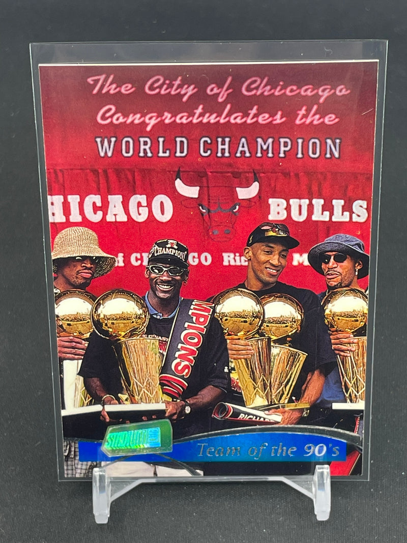 1997 TOPPS STADIUM CLUB - TEAM OF THE 90'S - CHICAGO BULLS -