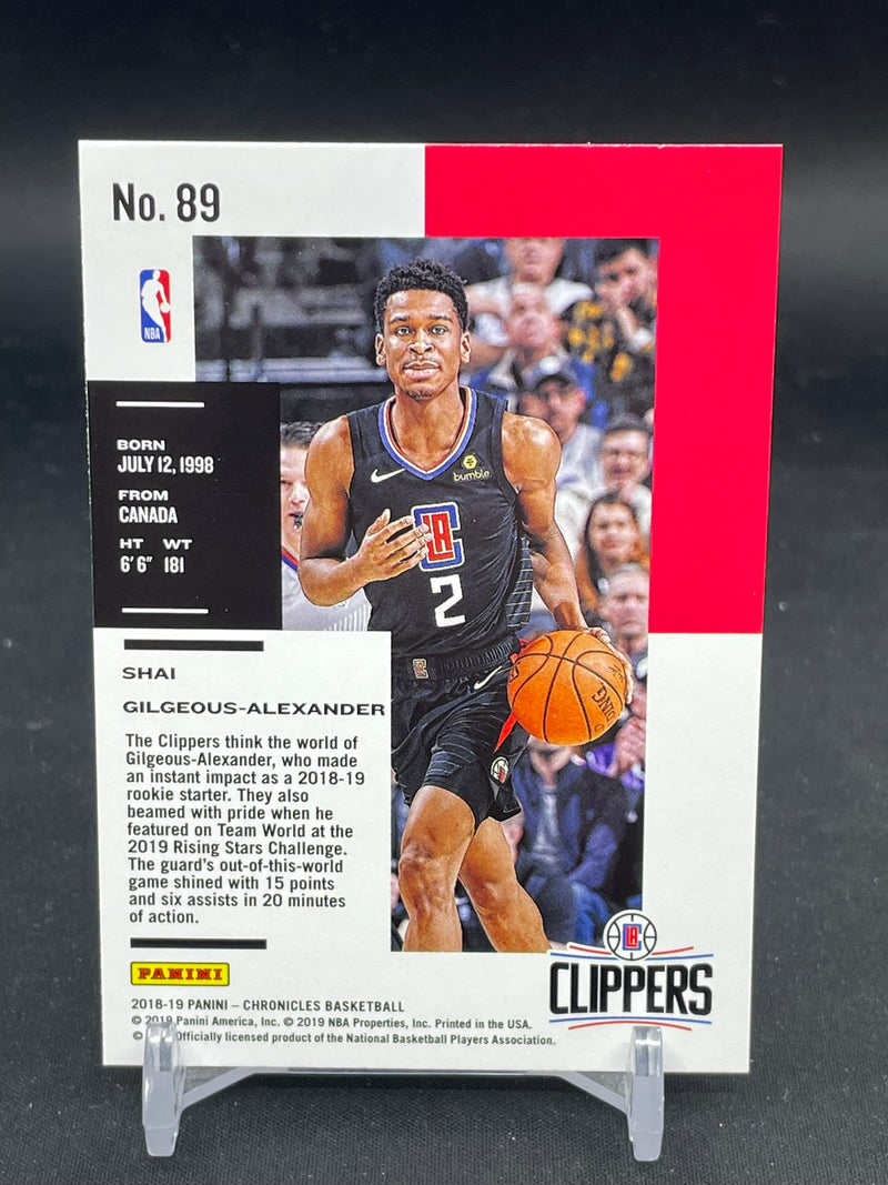 2018 PANINI CHRONICLES - CHRONICLES - S. GILGEOUS-ALEXANDER -
