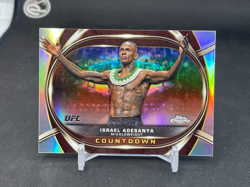 2024 TOPPS CHROME - REFRACTOR - COUNTDOWN - I. ADESANYA -