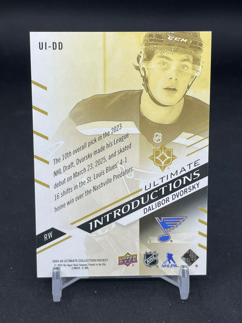 2025 UPPER DECK ULTIMATE - ULTIMATE INTRODUCTIONS - D. DVORSKY -
