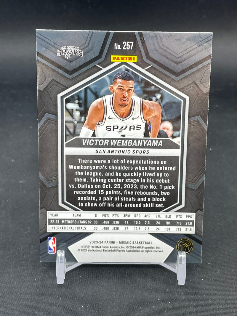 2023 PANINI MOSAIC - NBA DEBUT - V. WEMBANYAMA -