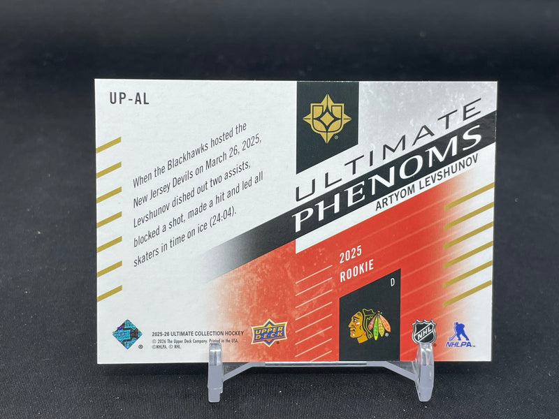 2025 UPPER DECK ULTIMATE - ULTIMATE PHENOMS - A. LEVSHUNOV -