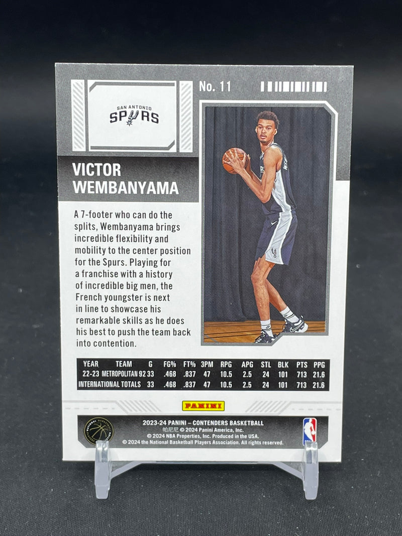 2023 PANINI CONTENDERS - SEASON TICKET - V. WEMBANYAMA -