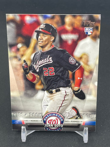 2018 TOPPS UPDATE SALUTE - J. SOTO - #S-29 - RC