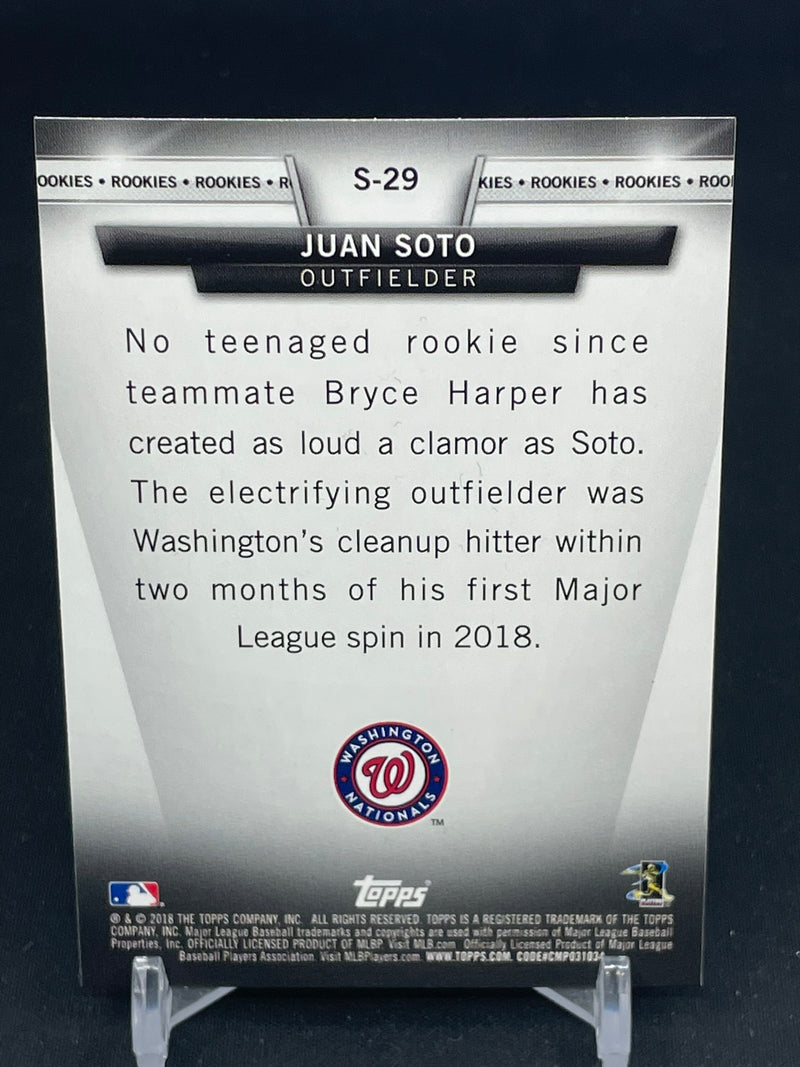2018 TOPPS UPDATE SALUTE - J. SOTO -