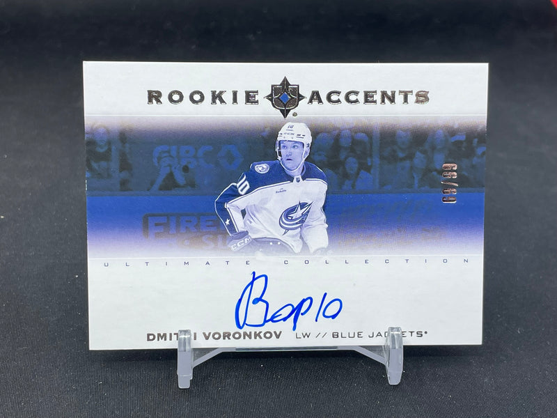 2023 UPPER DECK ULTIMATE - ROOKIE ACCENTS - D. VORONKOV - #RA-DV - #'D/99 - AUTOGRAPH - RC