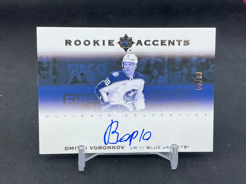 2023 UPPER DECK ULTIMATE - ROOKIE ACCENTS - D. VORONKOV - #RA-DV - #'D/99 - AUTOGRAPH - RC